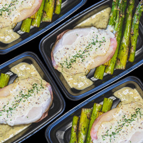 LOW-CARB CHICKEN CORDON BLEU (GF)